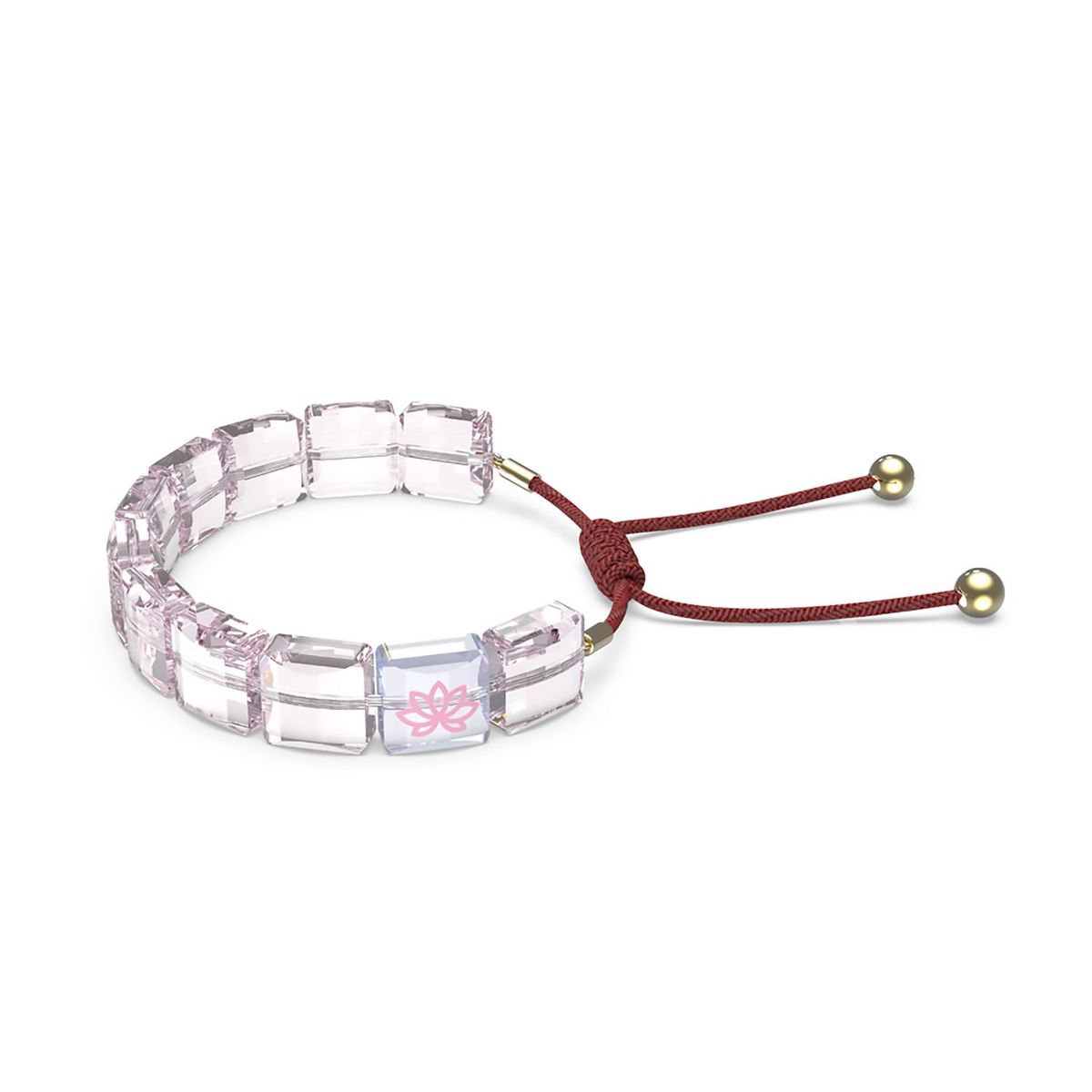 SWAROVSKI - Pulsera Swarovski Letra Loto Rosa