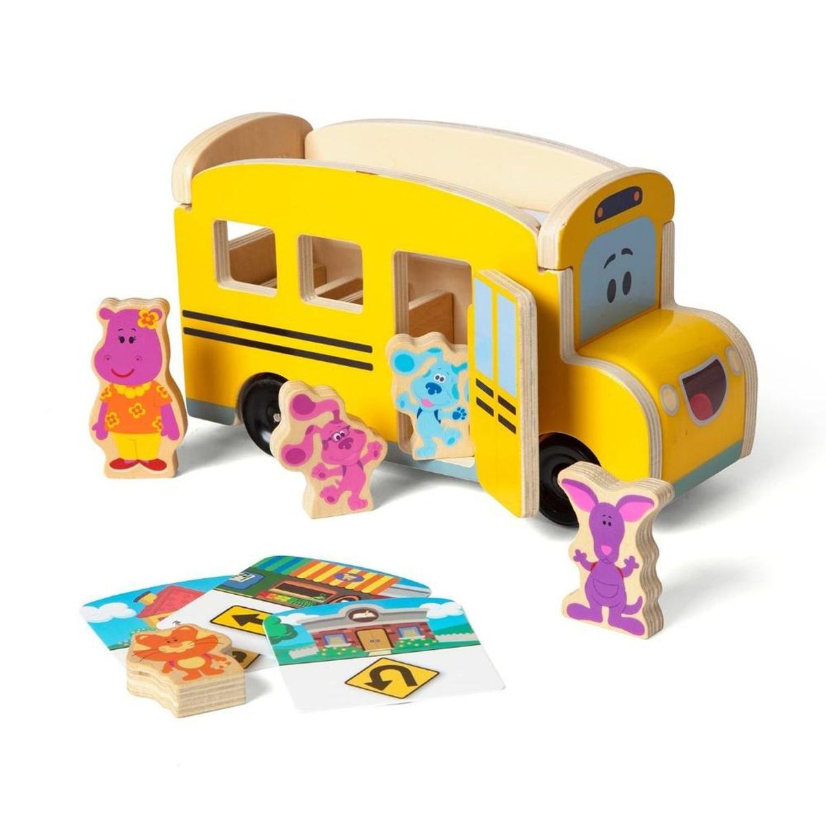 MELISSA & DOUG - Bus Escolar De Madera Las Pist