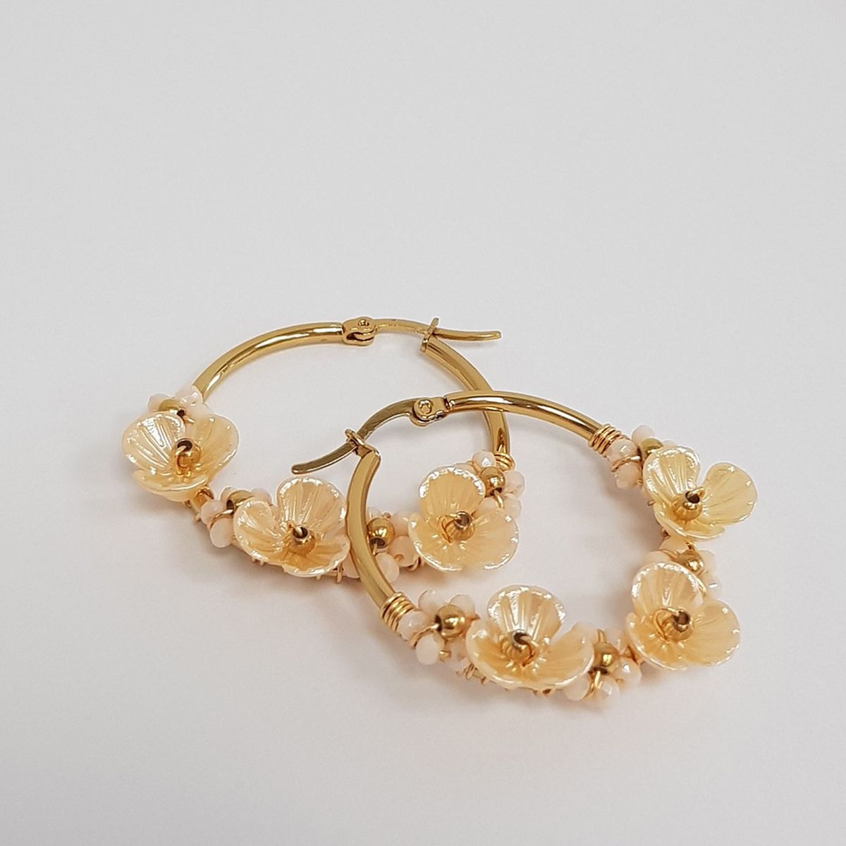 PENELOPE ACCESORIOS - Argollas Penelope Accesorios Maia Melón