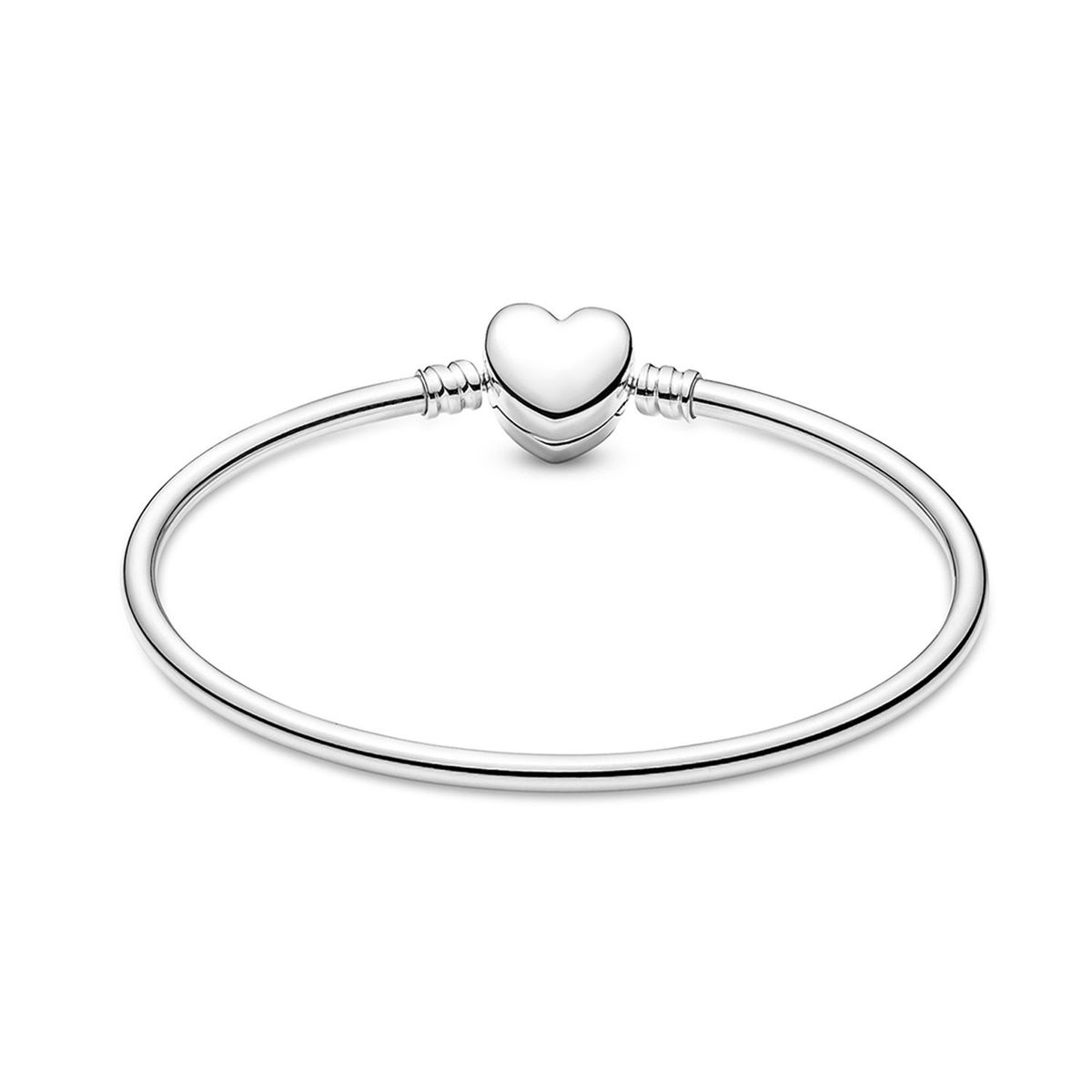 PANDORA - Brazalete Pandora Rígido Broche Corazones