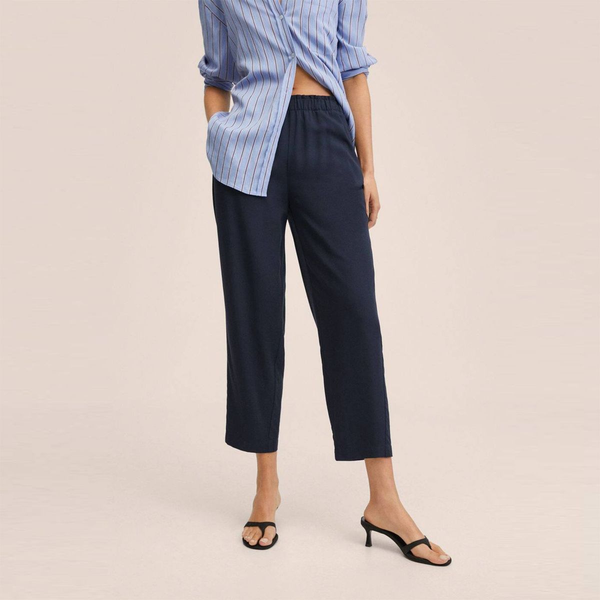 MANGO - Pantalón Regular Mujer Mango