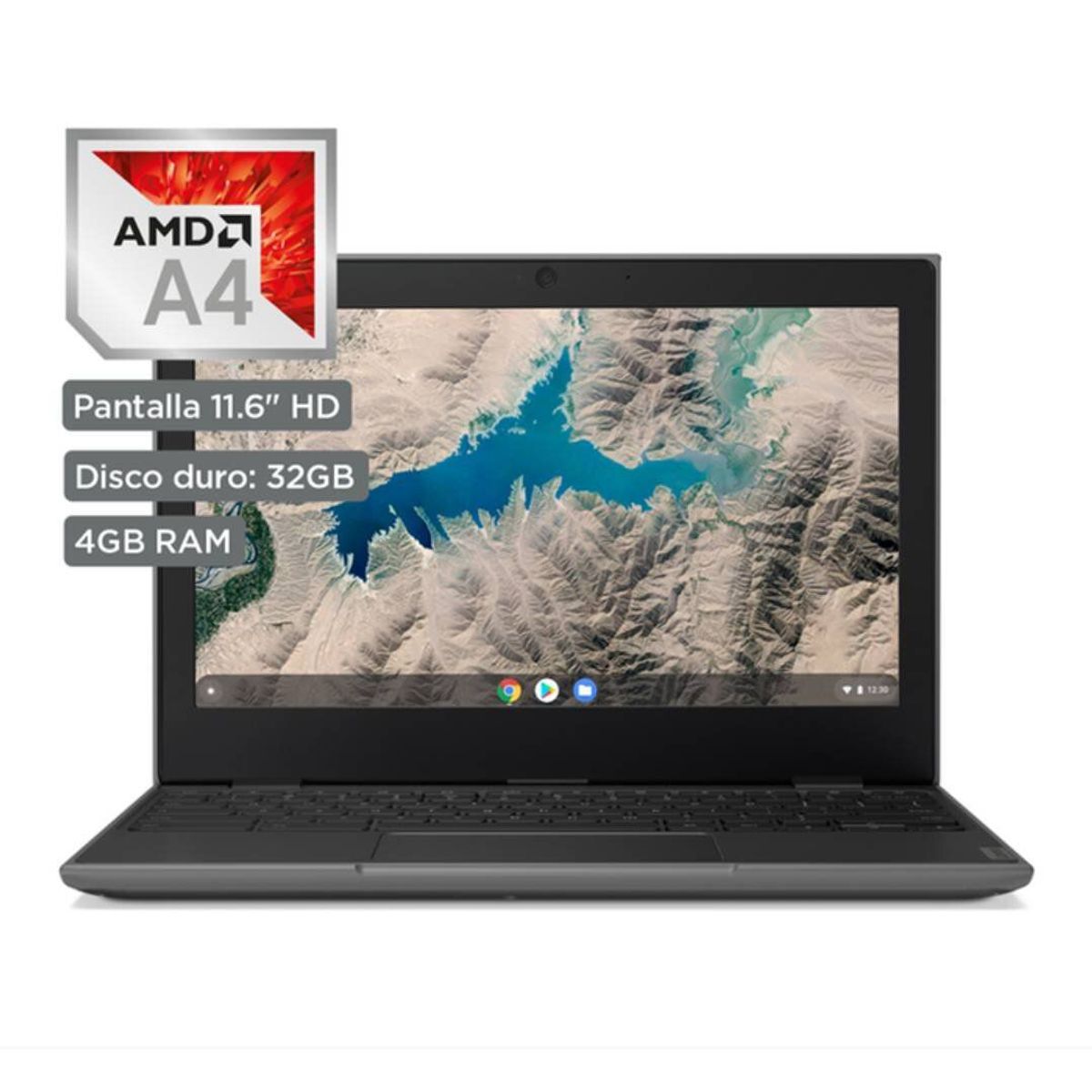 LENOVO - Chromebook 11.6 100E 2D Gen AMD A4 4gb 32gb HD