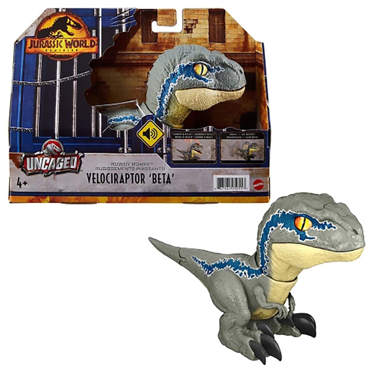 JURASSIC WORLD - Figura de Acción Dinosaurios Interactivos