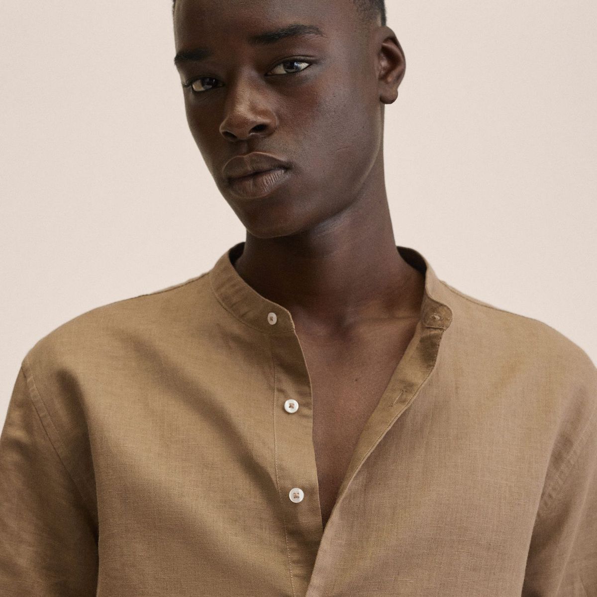 MANGO - Camisa Sport Manga Larga Hombre Mango