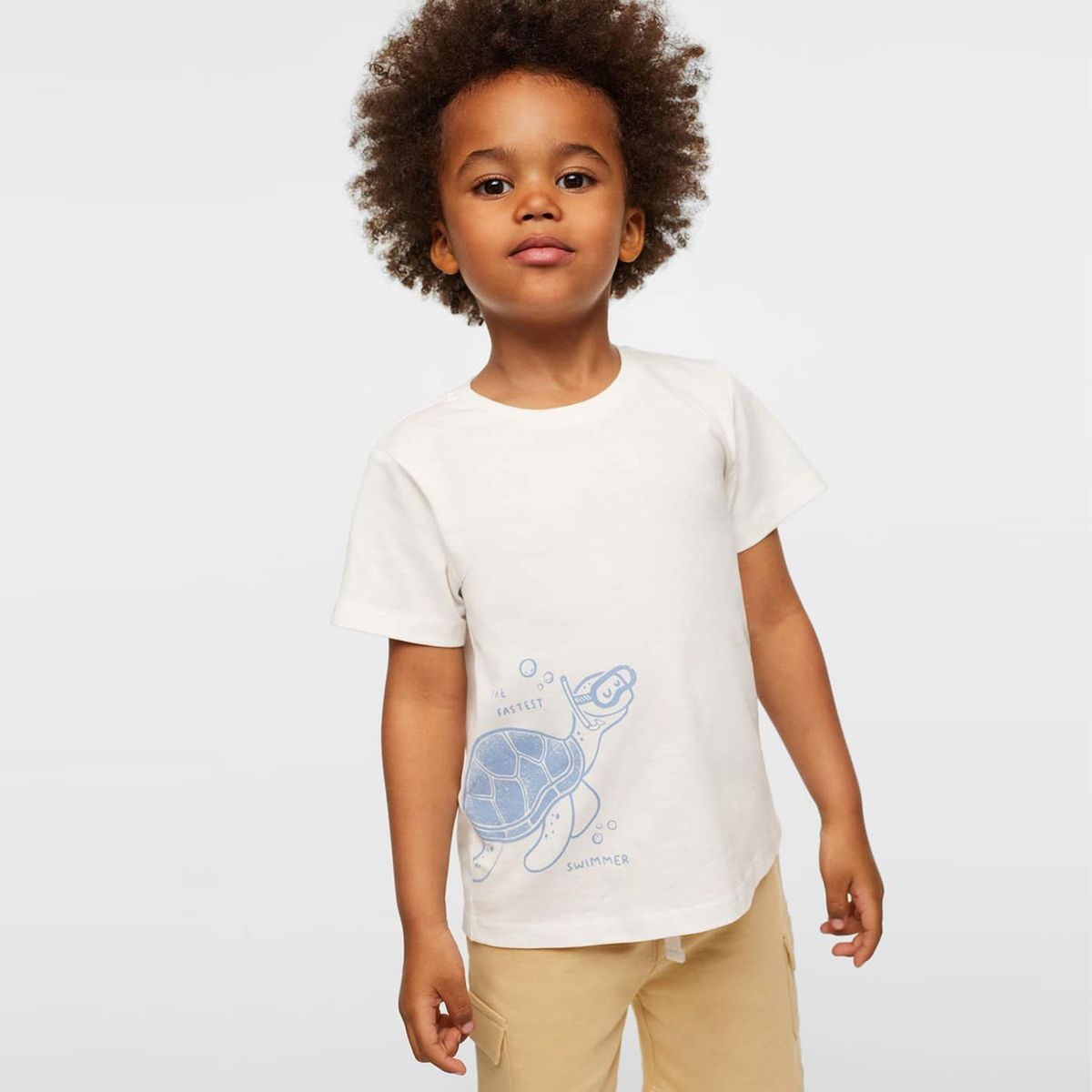 MANGO KIDS - Camiseta Algodón Bebé Niño MANGO KIDS