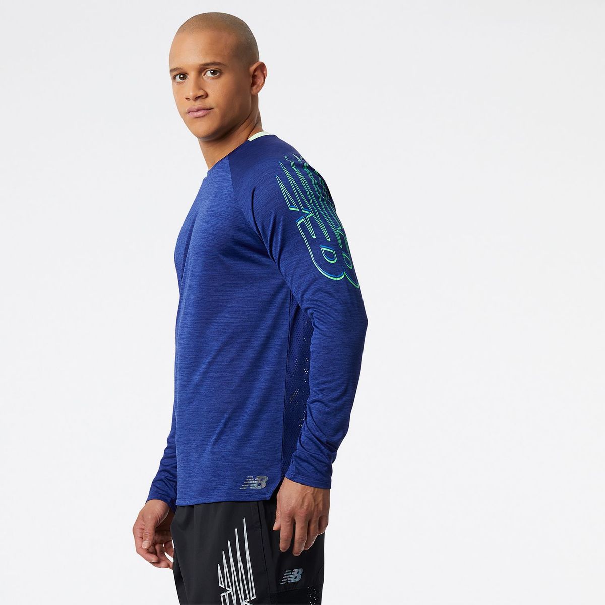 NEW BALANCE - Polo Deportivo ML Fast Fli Hombre