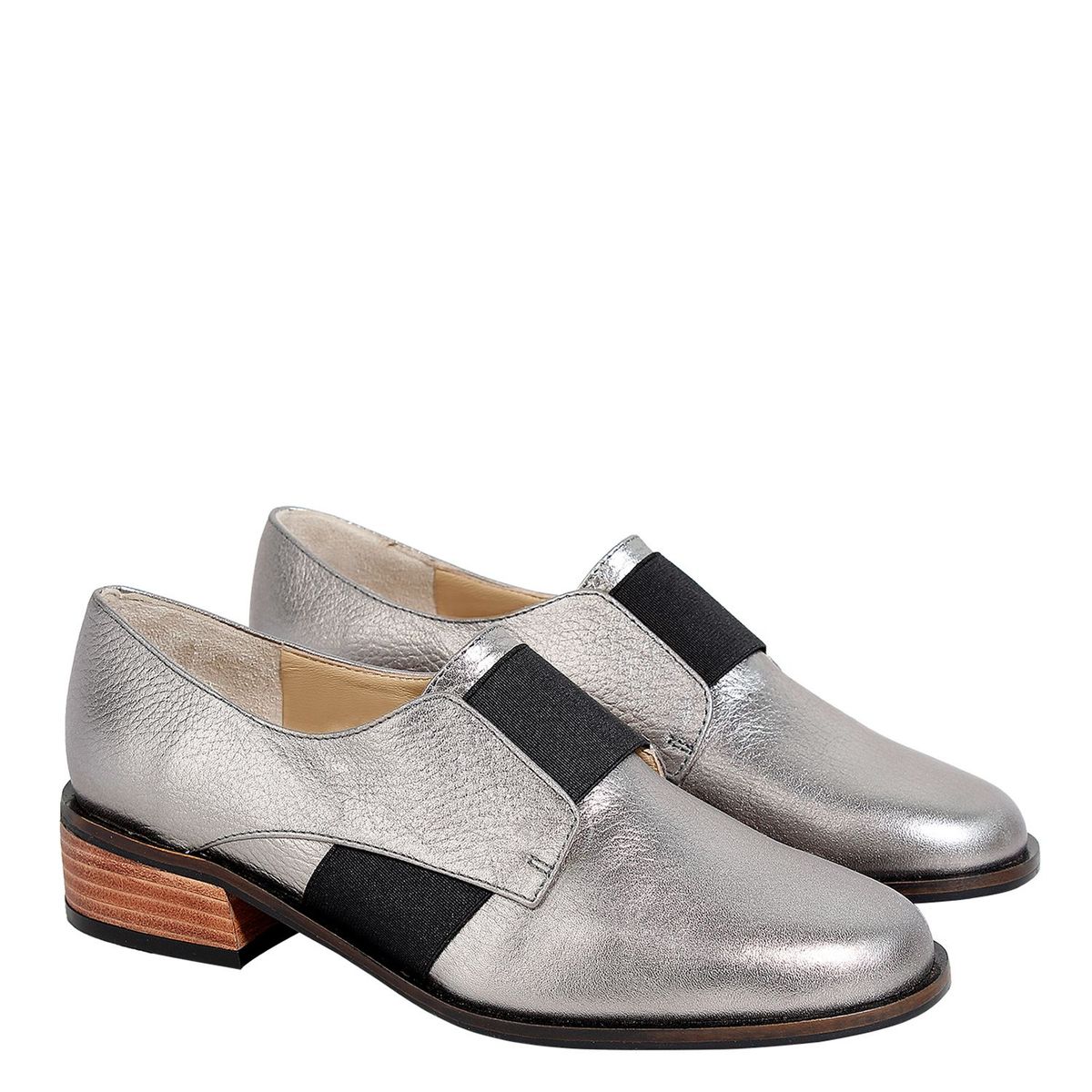 MILANO BAGS - Zapatos Casuales Plata Mujer