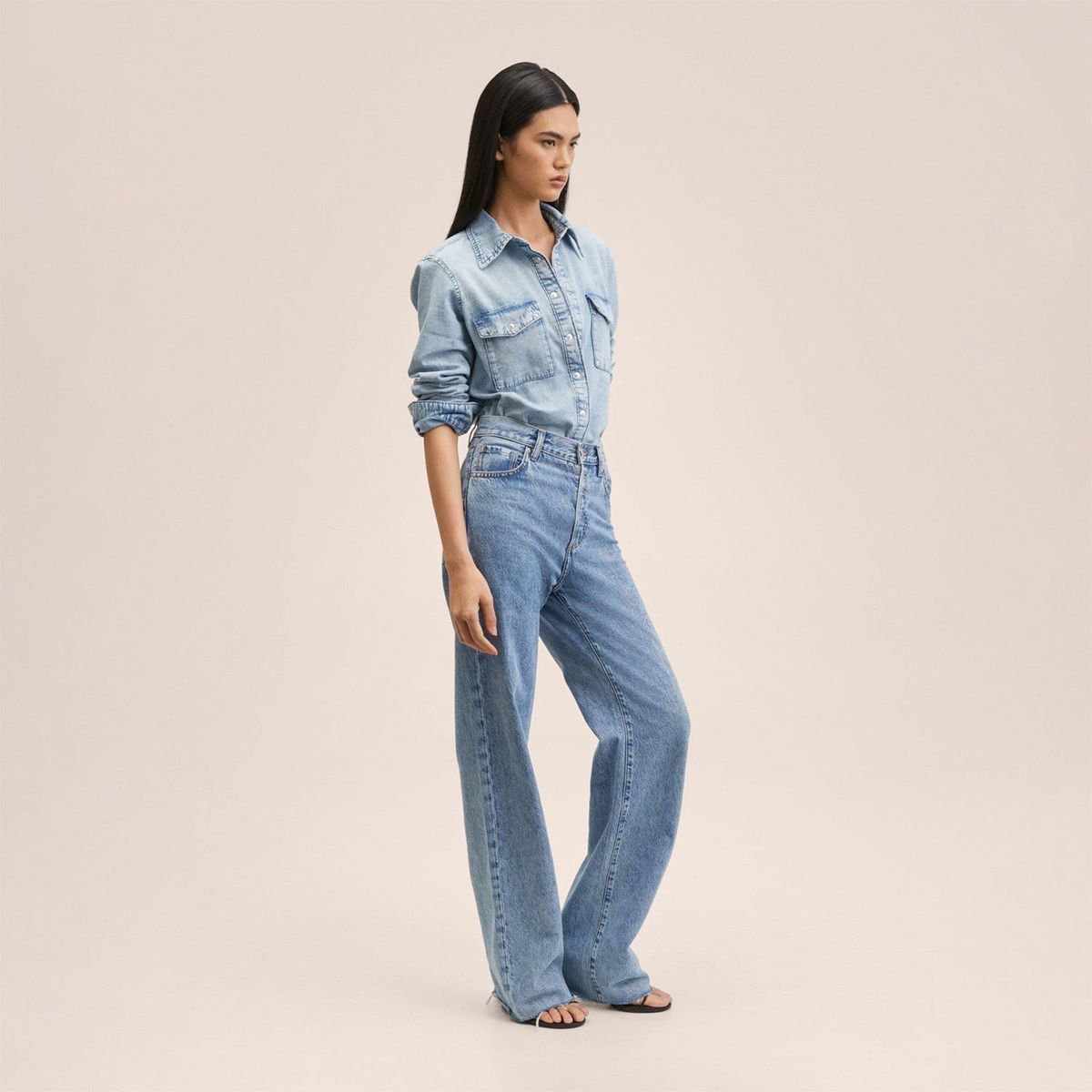 MANGO - Camisa Mujer Mango