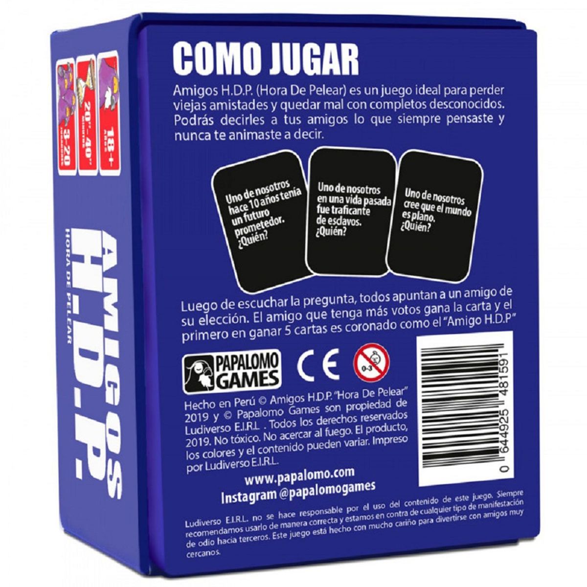 LUDIVERSO - Juego Amigos H.D.P. Hora De Pelear