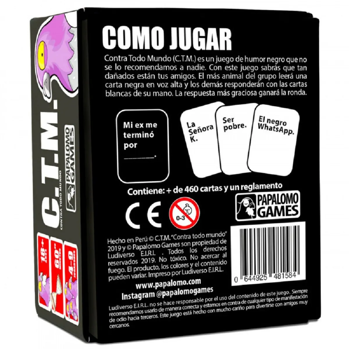 LUDIVERSO - Juego C.T.M. Contra Todo Mundo