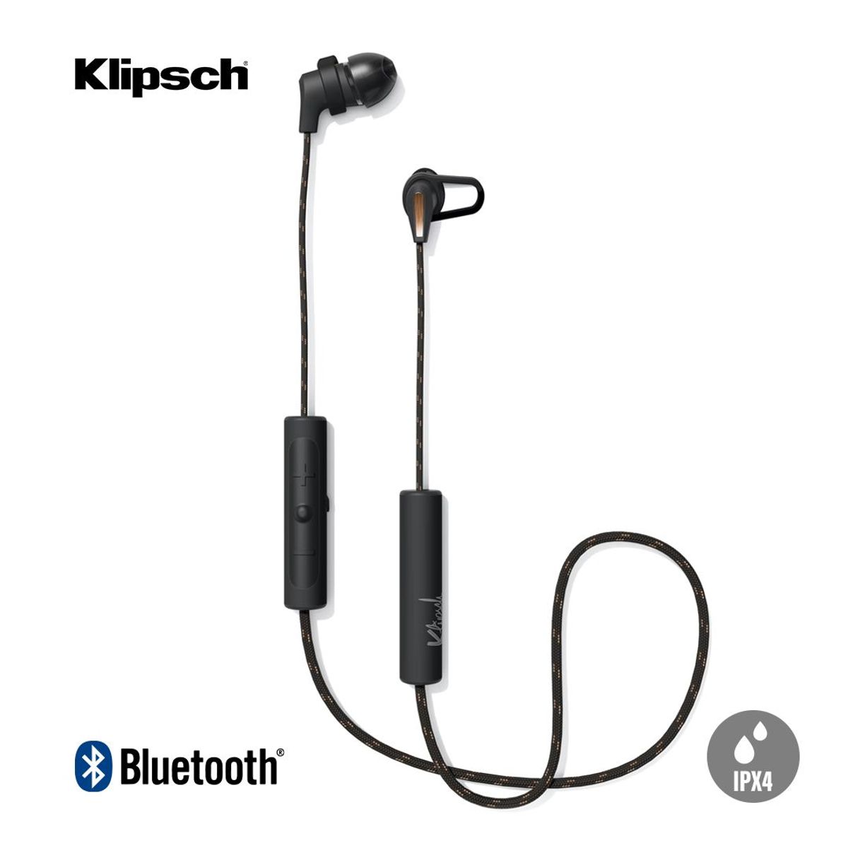 KLIPSCH - Audifonos Bluetooth KLIPSCH T5 Sport Impermeable IPX4 Negro 10 Horas