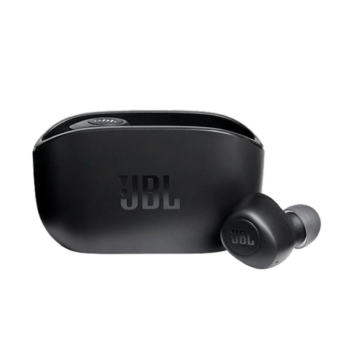 JBL - Auriculares Bluetooth JBL Wave 100 TWS Deep Bass Intraaurales 20 Hrs Negro