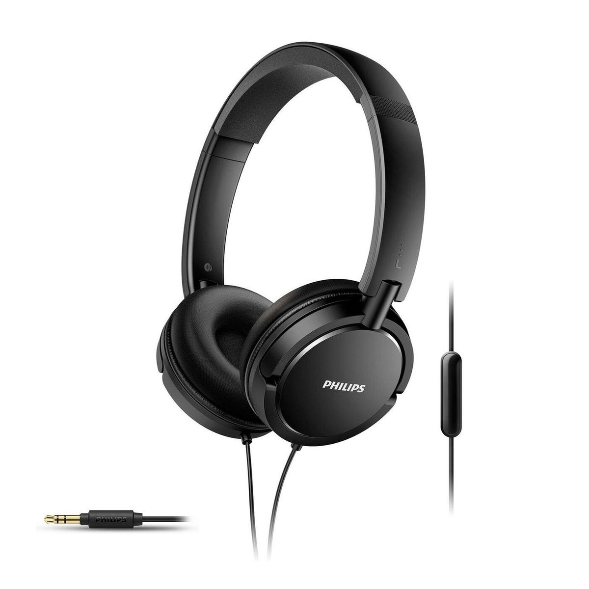 PHILIPS - Audífonos Philips Extra Bass Con Micrófono SHL5005 Negro Philips