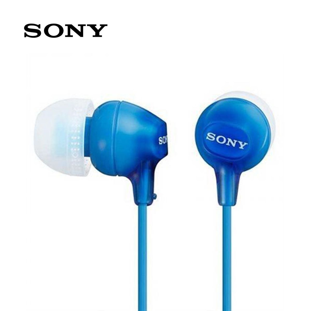 SONY - Audífono Sony EX15LP In-Ear 3.5mm Extra Bass Azul Sin micro Sony
