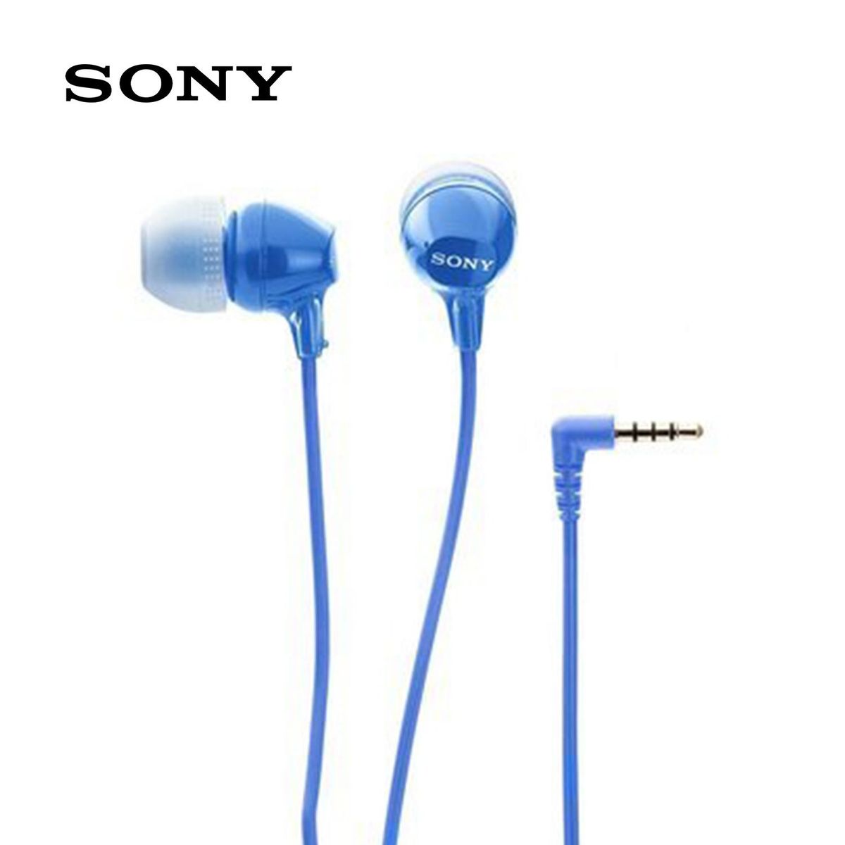 SONY - Audífono Sony EX15LP In-Ear 3.5mm Extra Bass Azul Sin micro Sony