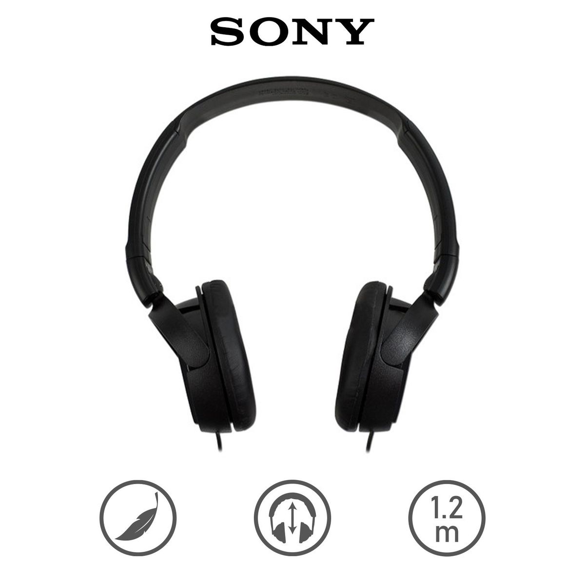 SONY - Audífonos Sony MDR-ZX310AP Over Ear con Micrófono Negro Sony