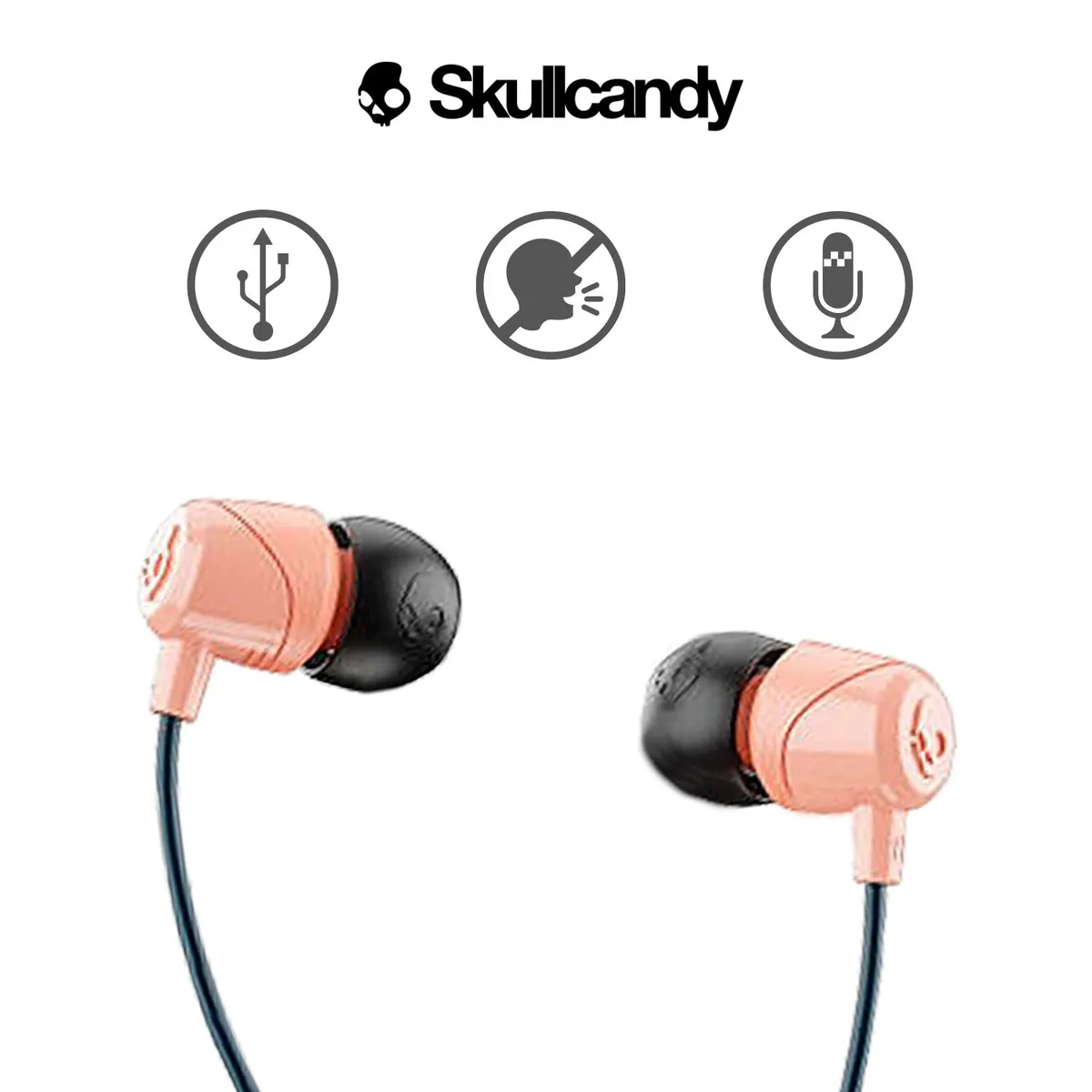 Skullcandy - Audifonos Skullcandy JIB S2DUY CMicro Naranja