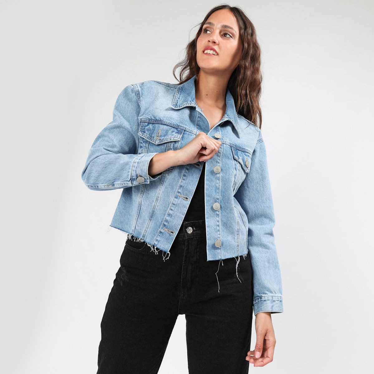 BASEMENT - Casaca Jean Mujer Basement