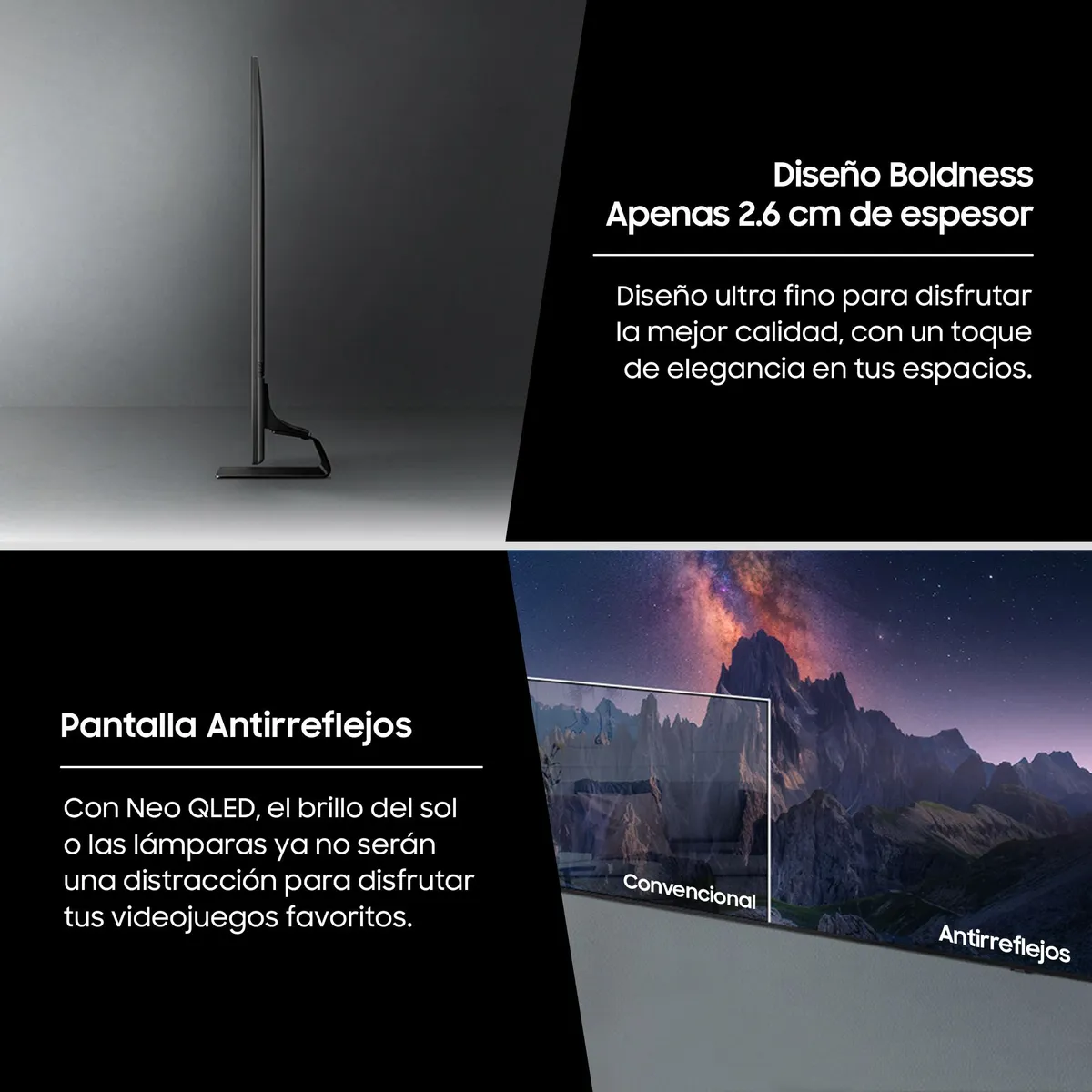 SAMSUNG - Televisor Samsung Smart TV 43" Neo QLED 4K Mini LED QN43QN90BAGXPE 