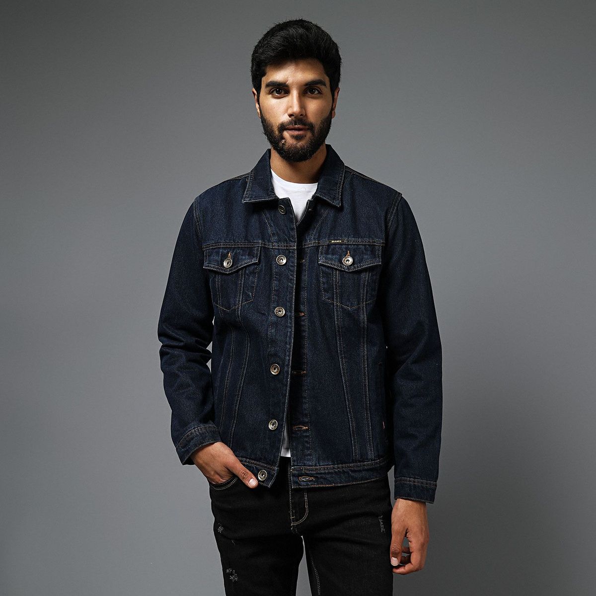 BRONCO AMERICAN - Casaca Jean Hombre Bronco