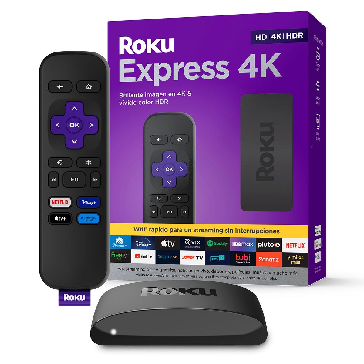 ROKU - Convertidor a Smart TV Roku Express 4K 3940MX 1GB