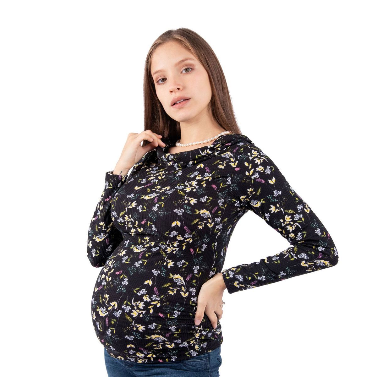 MOMMYLAND - Polo Manga Larga Maternal Mommyland