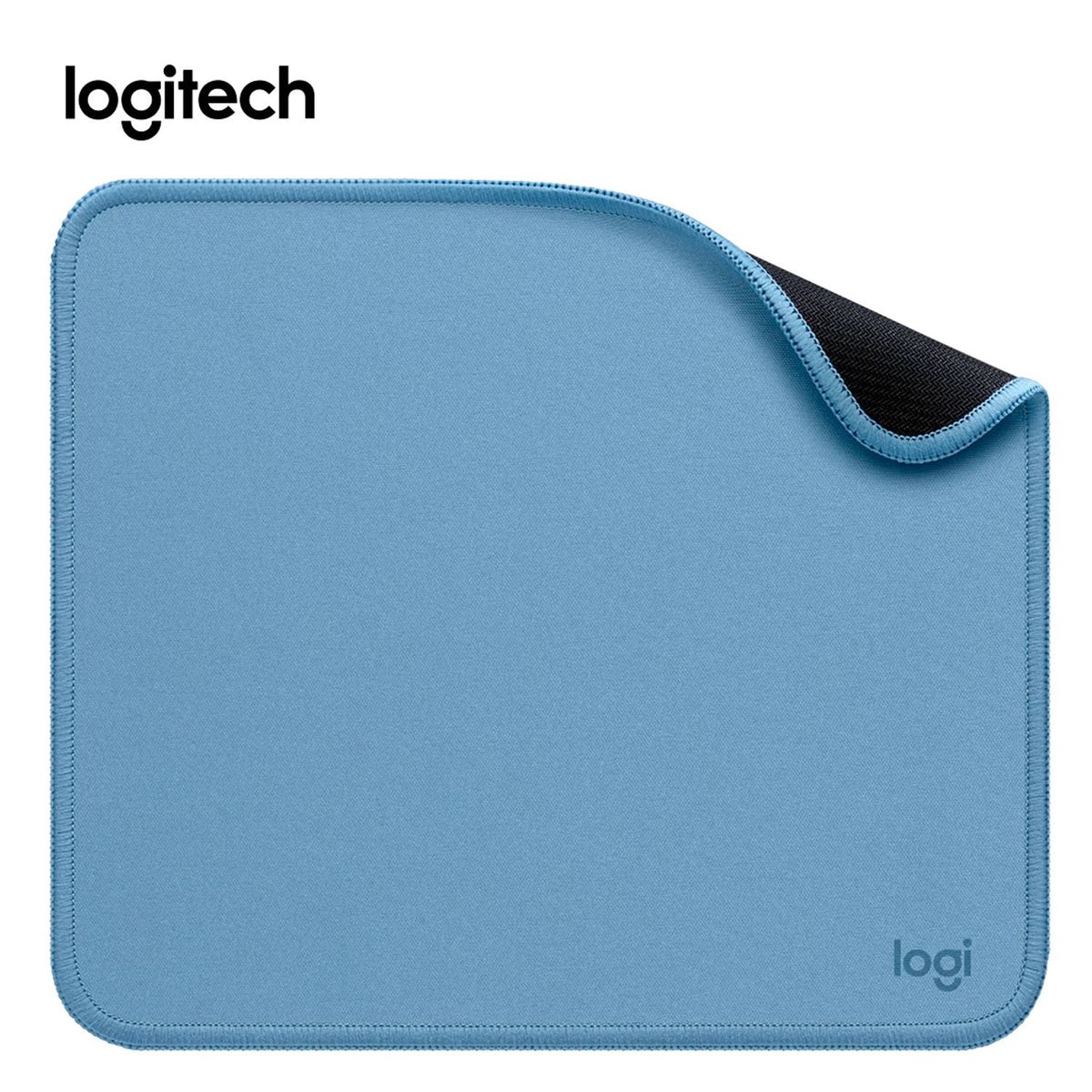 LOGITECH - Logitech Mousepad Studio Series Anti Deslizante Azul-Gris