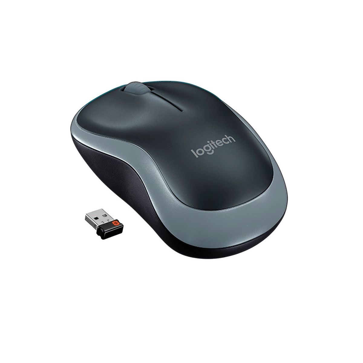 LOGITECH - Mouse Logitech Inalámbrico M185 Gris