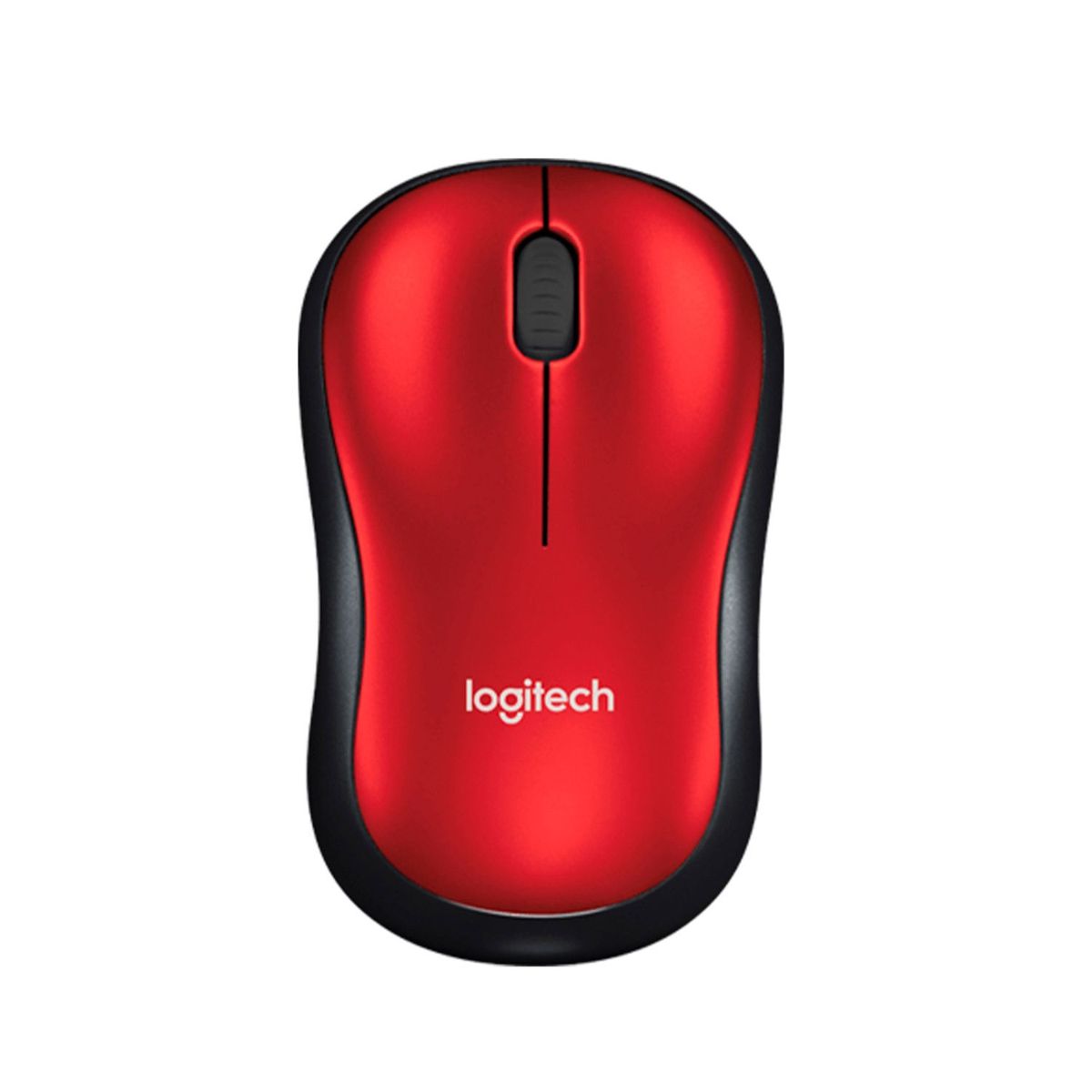 LOGITECH - Mouse Logitech Inalámbrico M185 Rojo