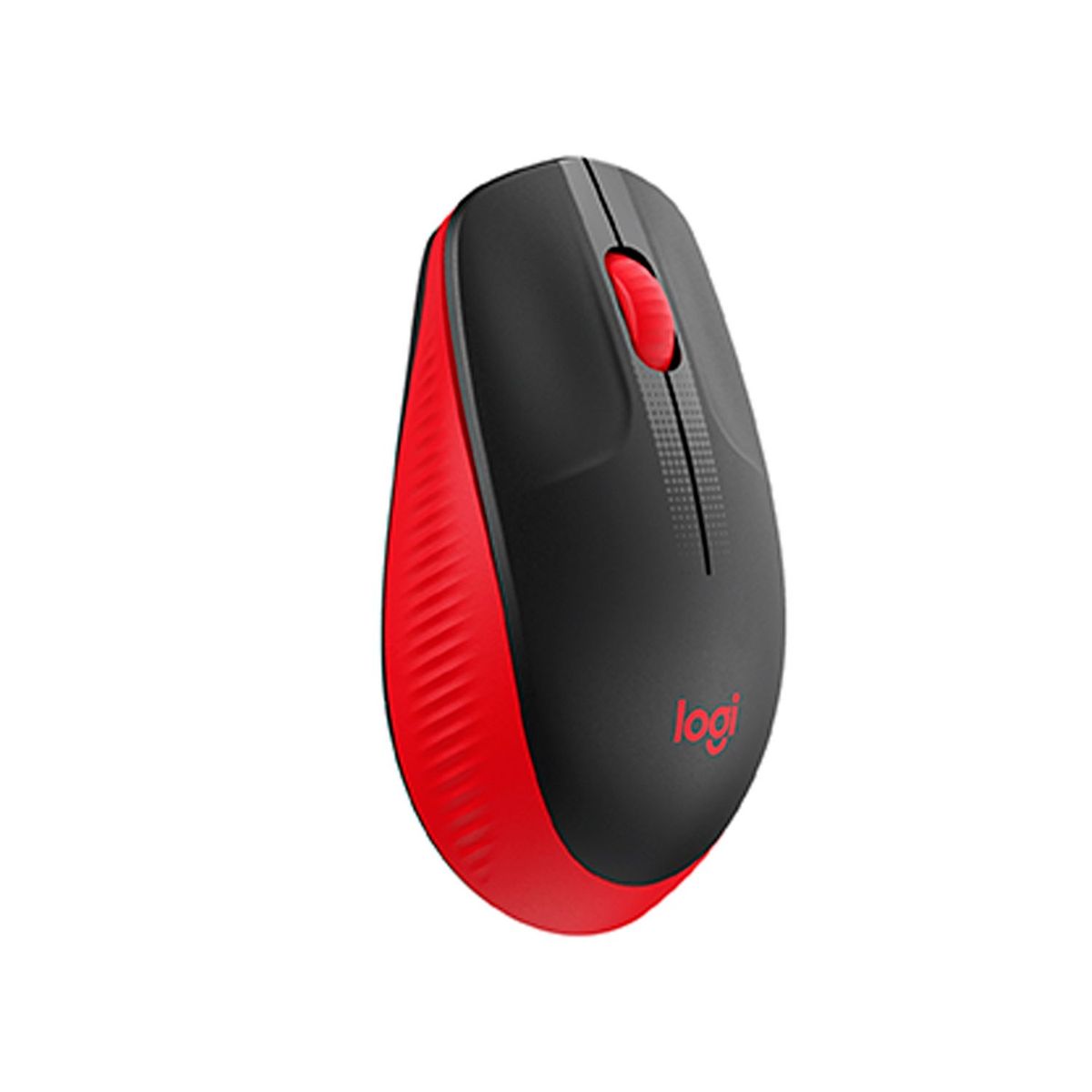 LOGITECH - Mouse Logitech Inalámbrico M190 Negro Rojo