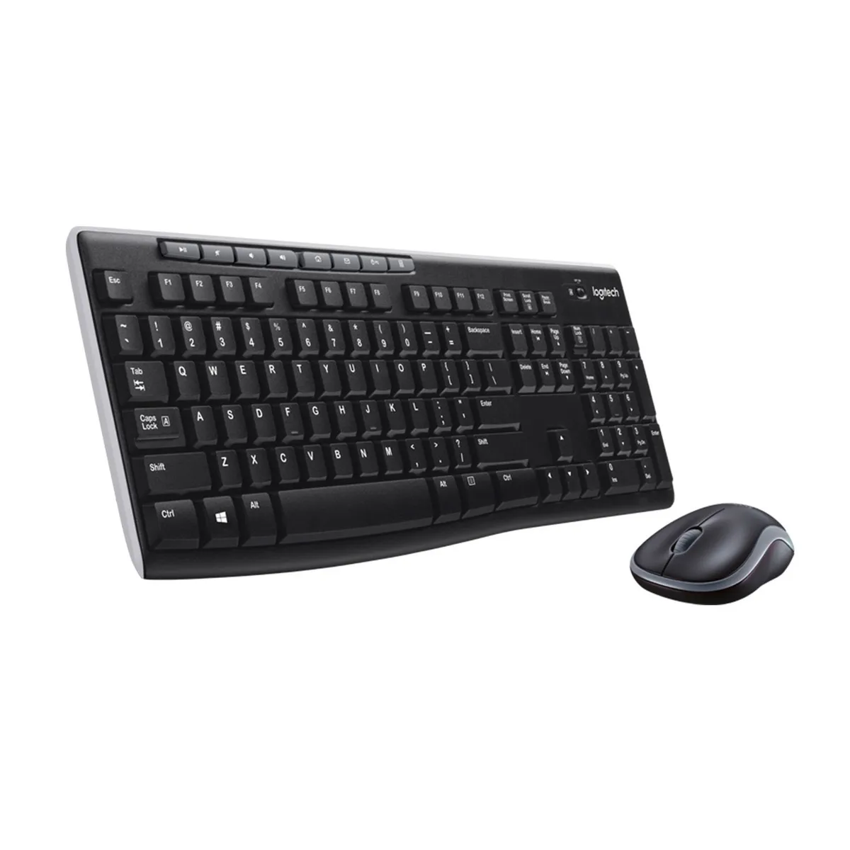 LOGITECH - Kit Teclado y Mouse Logitech MK270 Inalámbrico Negro