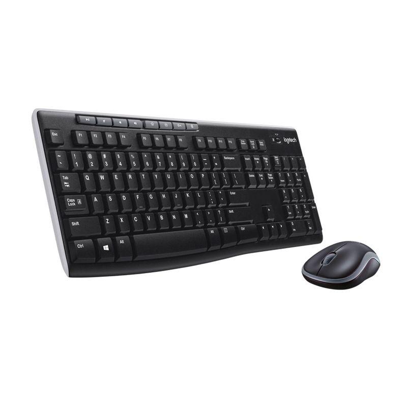 LOGITECH - Kit Teclado y Mouse Logitech MK270 Inalámbrico Negro
