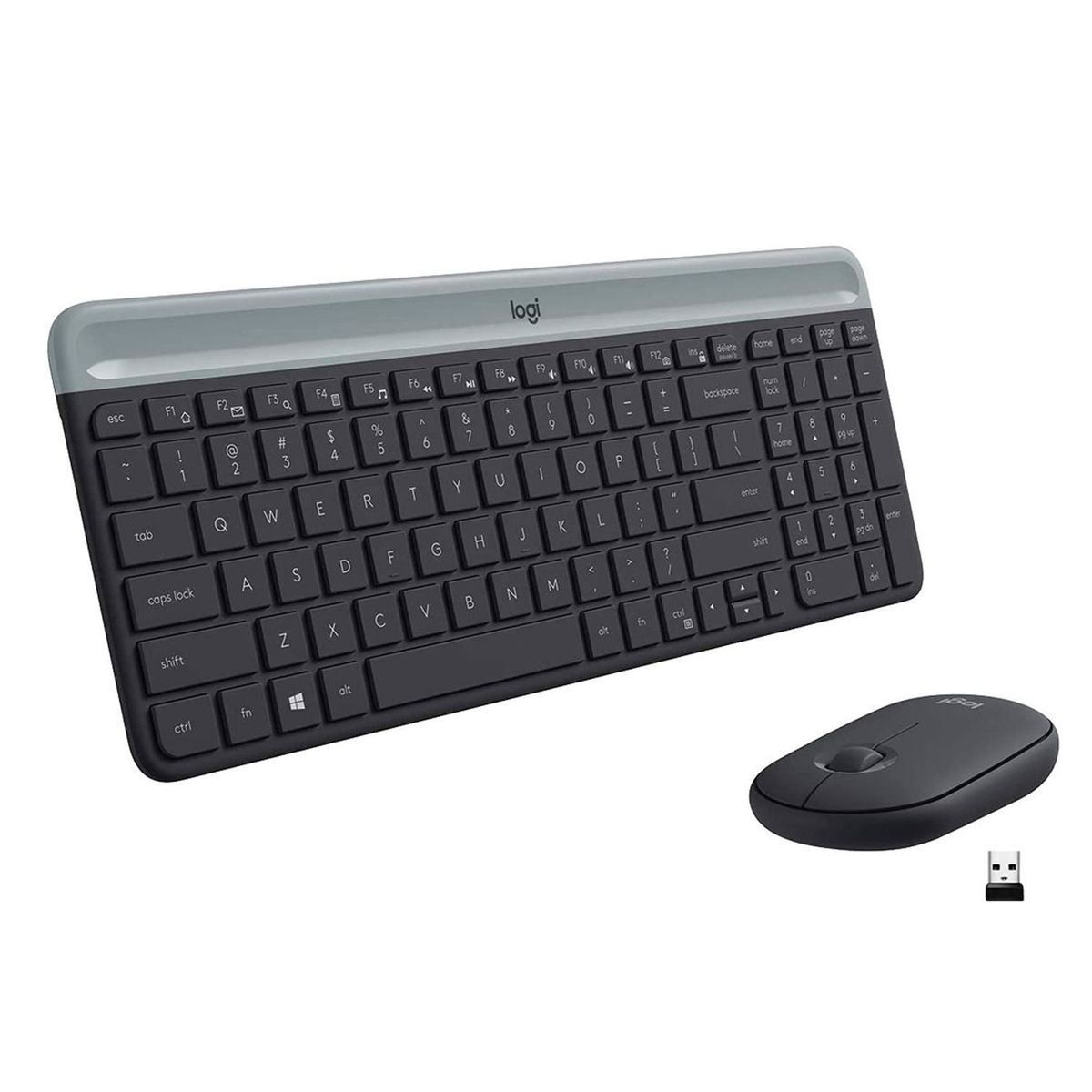 LOGITECH - Kit Teclado Y Mouse Inalámbricos Logitech MK470 Slim Combo Negro