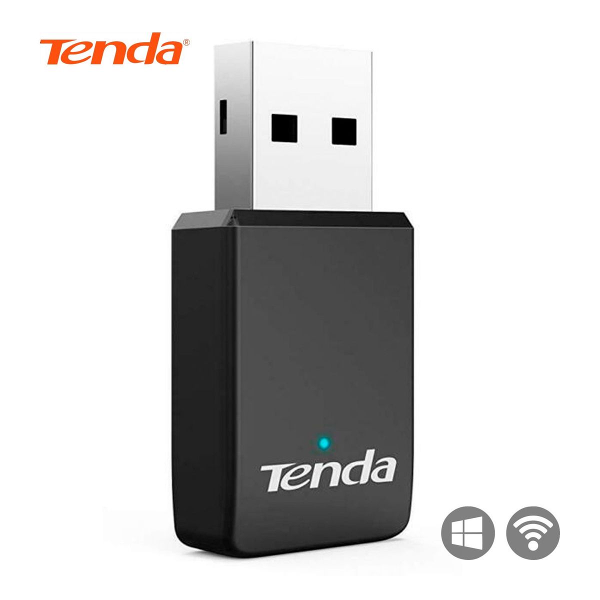 TENDA - Adaptador USB Wi-Fi Tenda U9 Doble Banda 5Ghz - 2.4Ghz