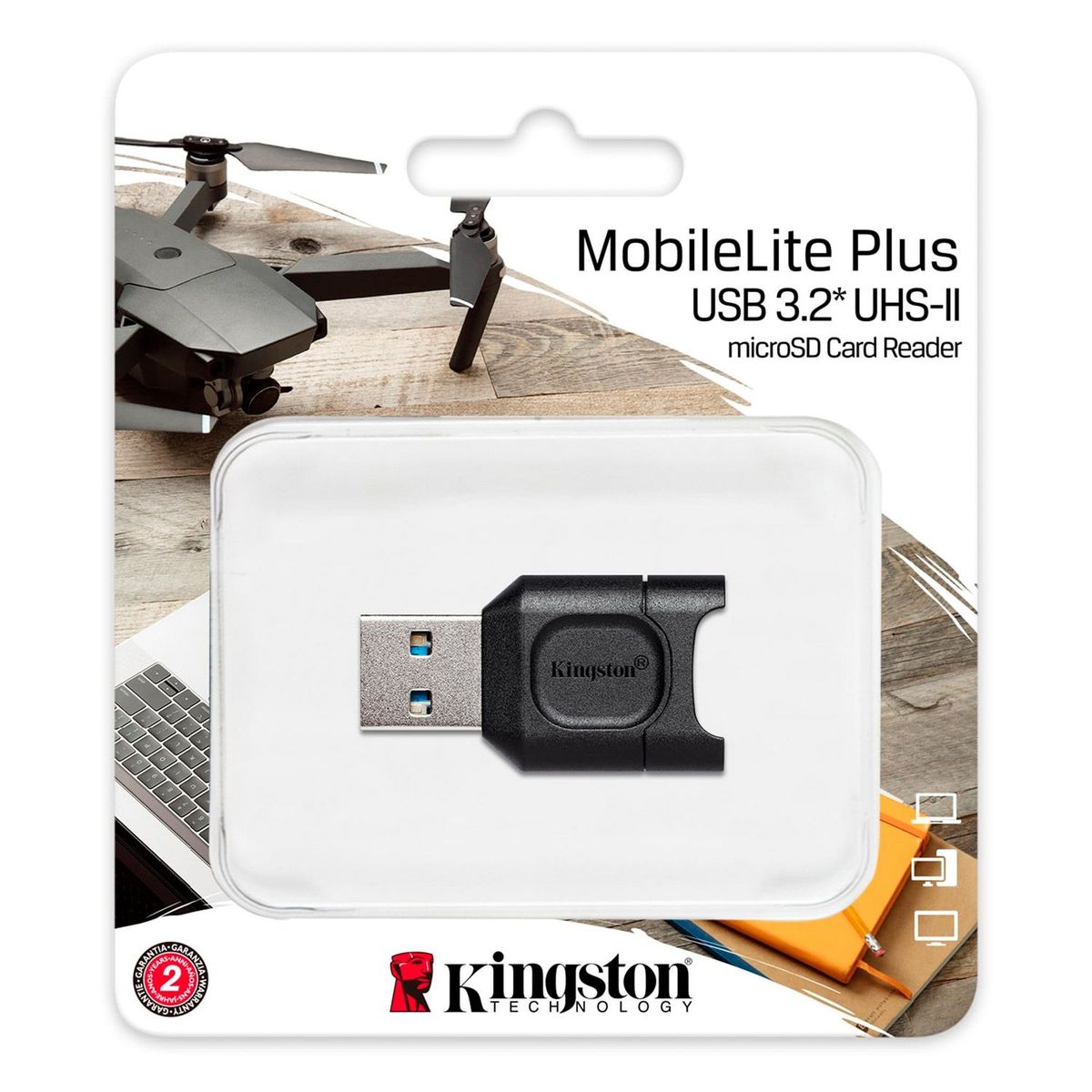 KINGSTON - Lector Micro SD Kingston MobileLite Plus USB 3.2 UHS-II