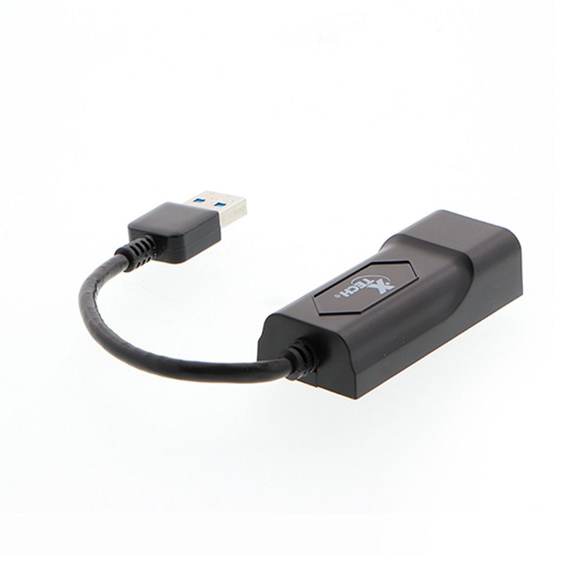 XTECH - Adaptador de Red XTECH XTC-373 Conector USB 3.0 a RJ-45 5Gbps 18cm