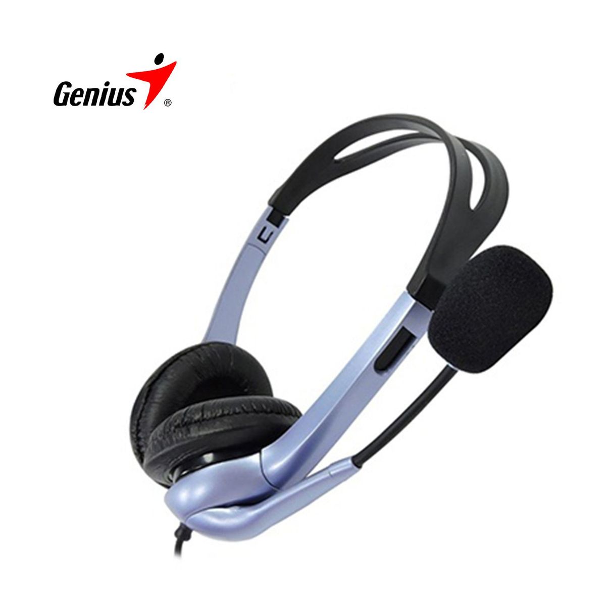 GENIUS - Audífonos Genius HS-04S Single Plug para Laptop con Micrófono Azul Para Laptop