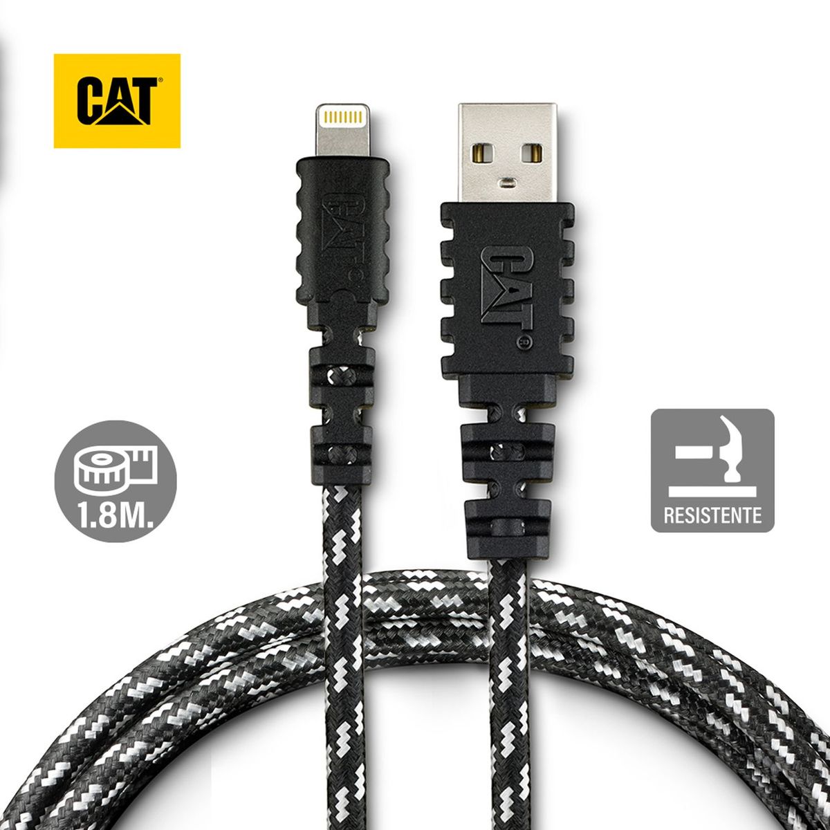 CAT - Cable Carga Y Datos CAT USB-Lightning 1.8 Metros