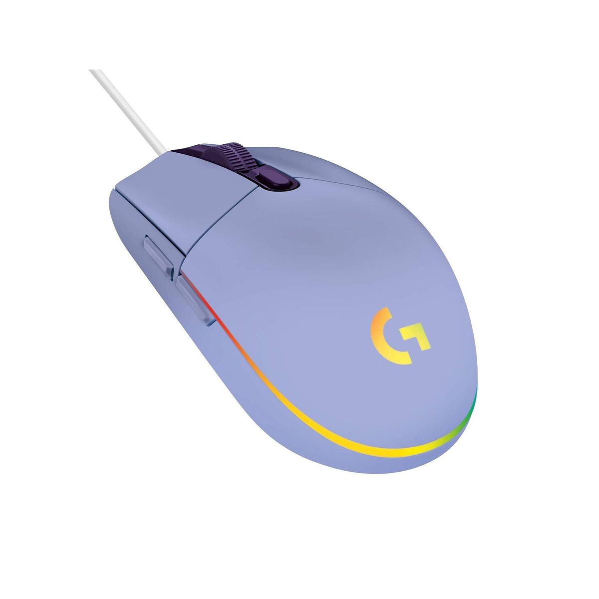 LOGITECH - Mouse Gaming Logitech G G203 Lightsync RGB 8000 DPI 6 Botones Lila