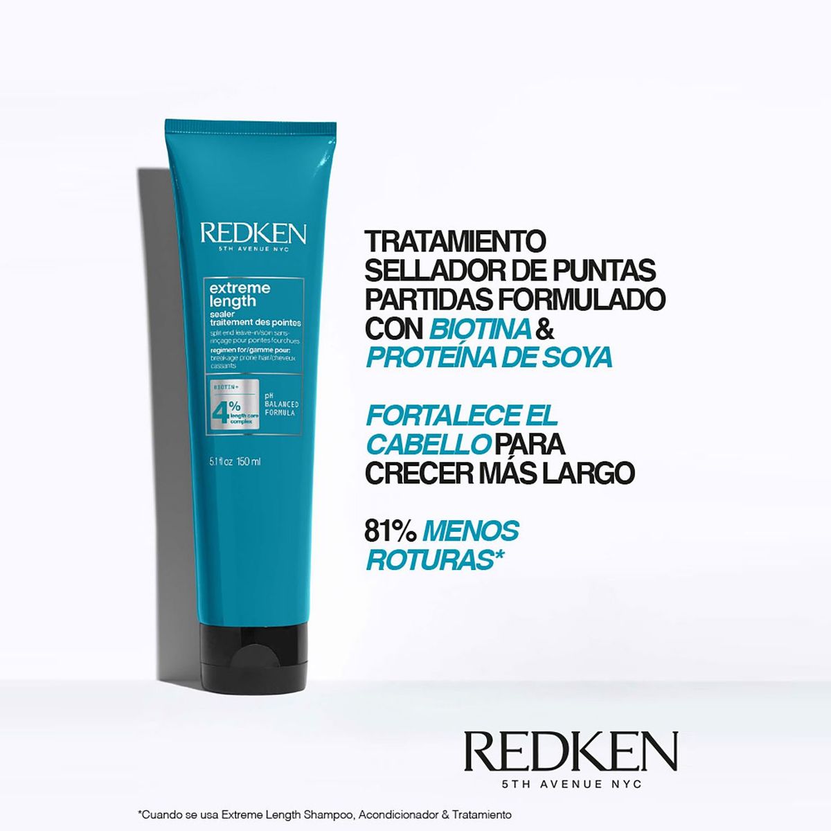 REDKEN - Mascarilla Extreme Lenght 250 ml