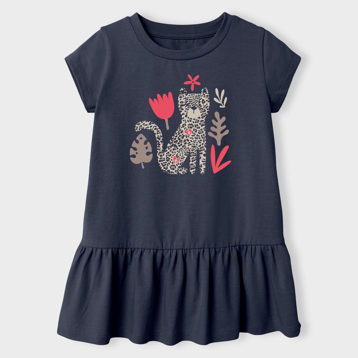 NAME IT - Polivestido Algodón Niña