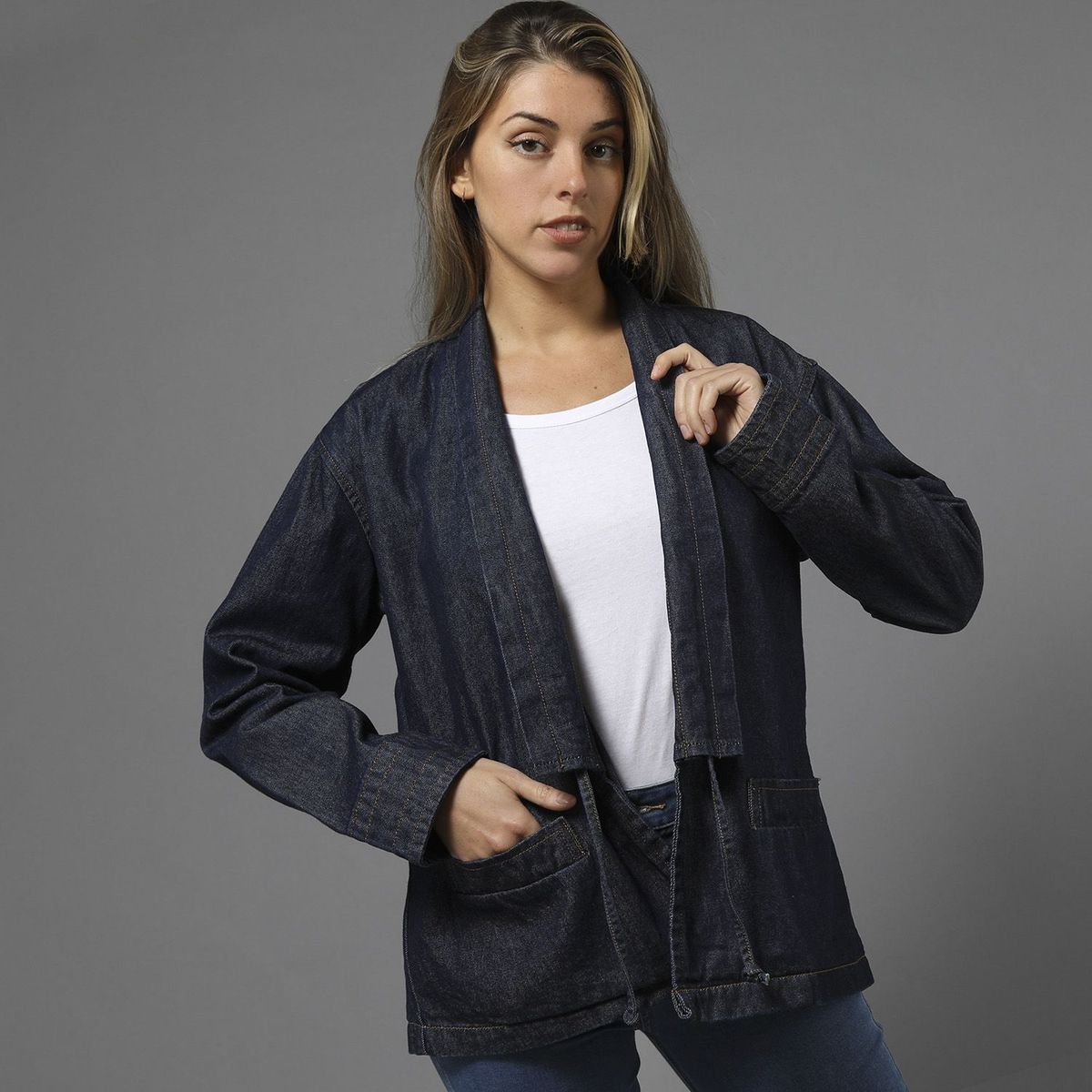 AMARO CASANOVA - Casaca Jean Unisex Amaro Casanova