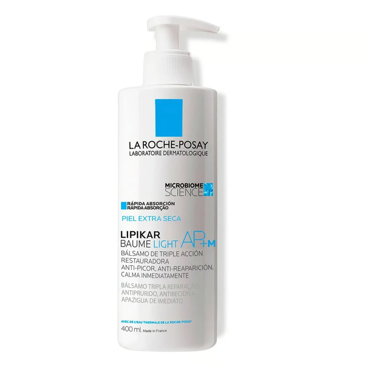 LA ROCHE POSAY - Bálsamo Corporal Ligero Pieles Secas Lipikar Baume Light AP+M 400mL