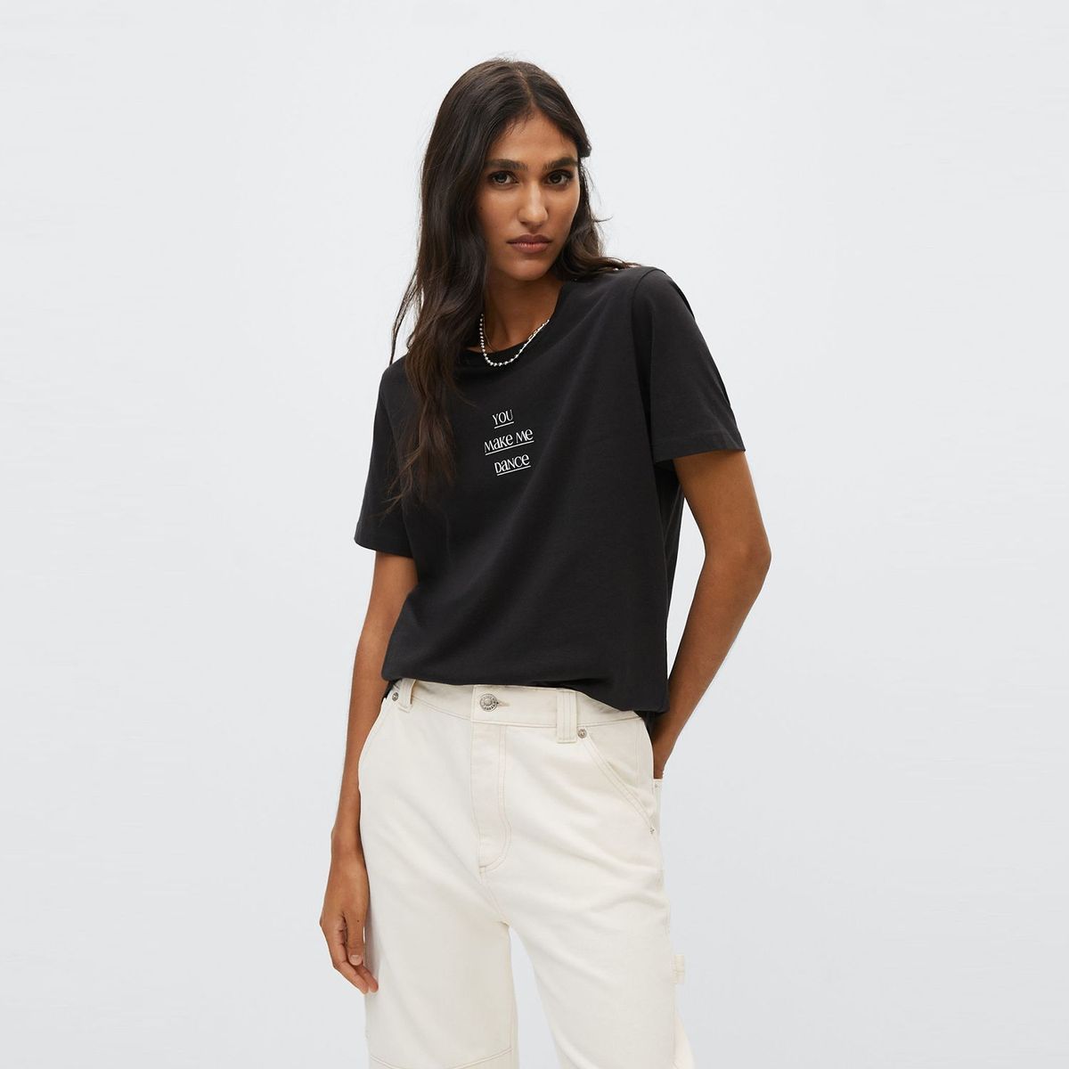 MANGO - Polo Manga Corta 100% Algodón Mujer Mango