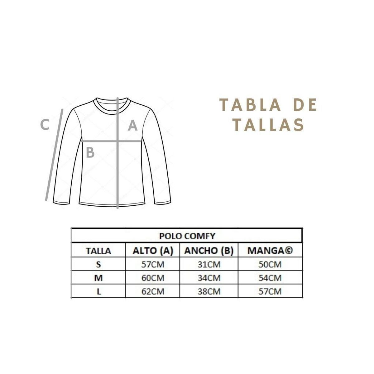  - Polo Manga Larga Mujer