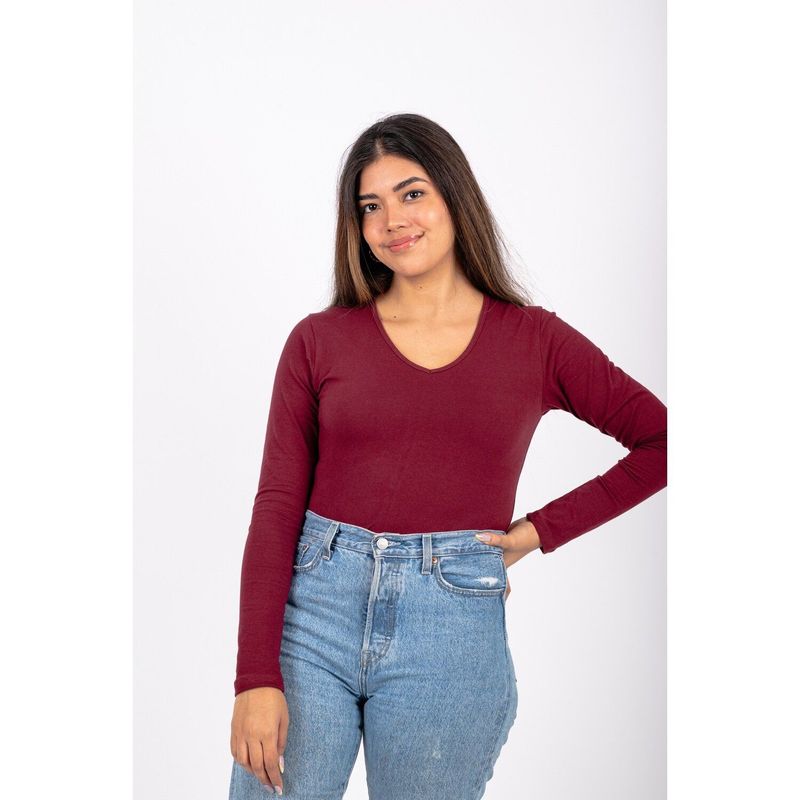  - Polo Manga Larga Mujer