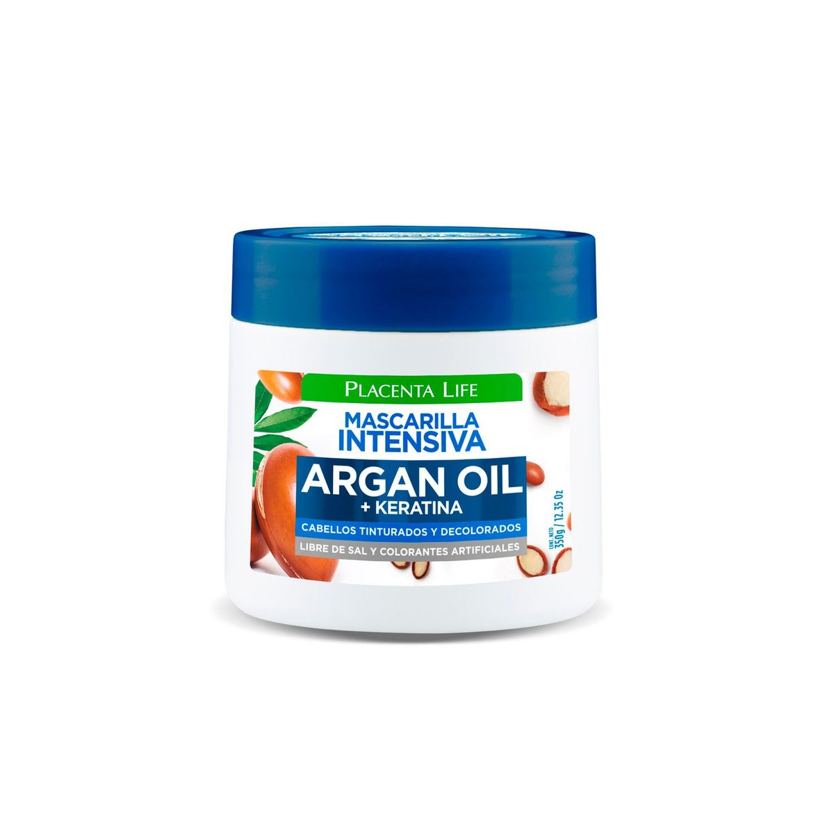 PLACENTA LIFE - Mascarilla Reparadora Argan Oil y Keratina 350gr Placenta Life
