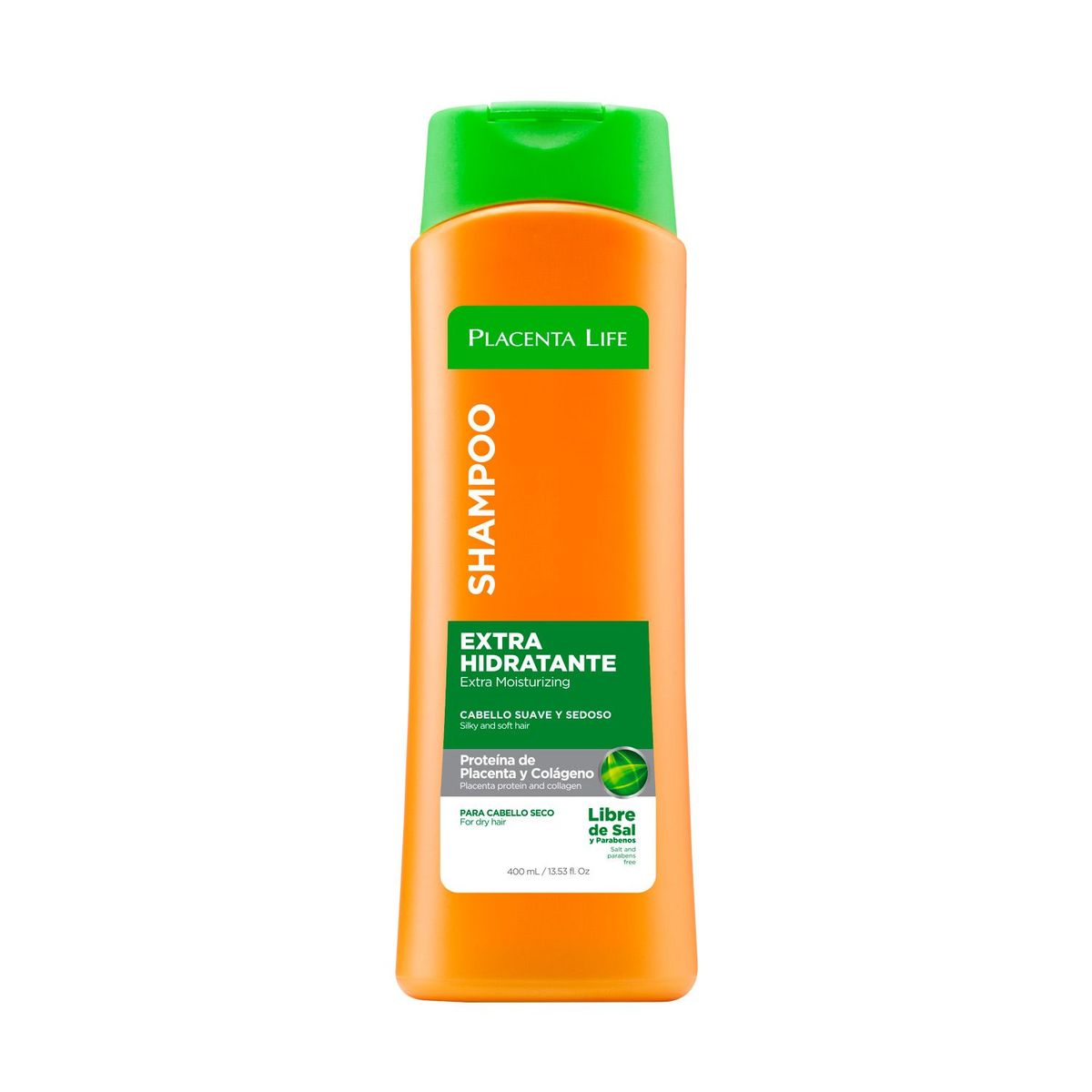 PLACENTA LIFE - Shampoo Extra Hidratante para Cabello Seco 400ml Placenta Life