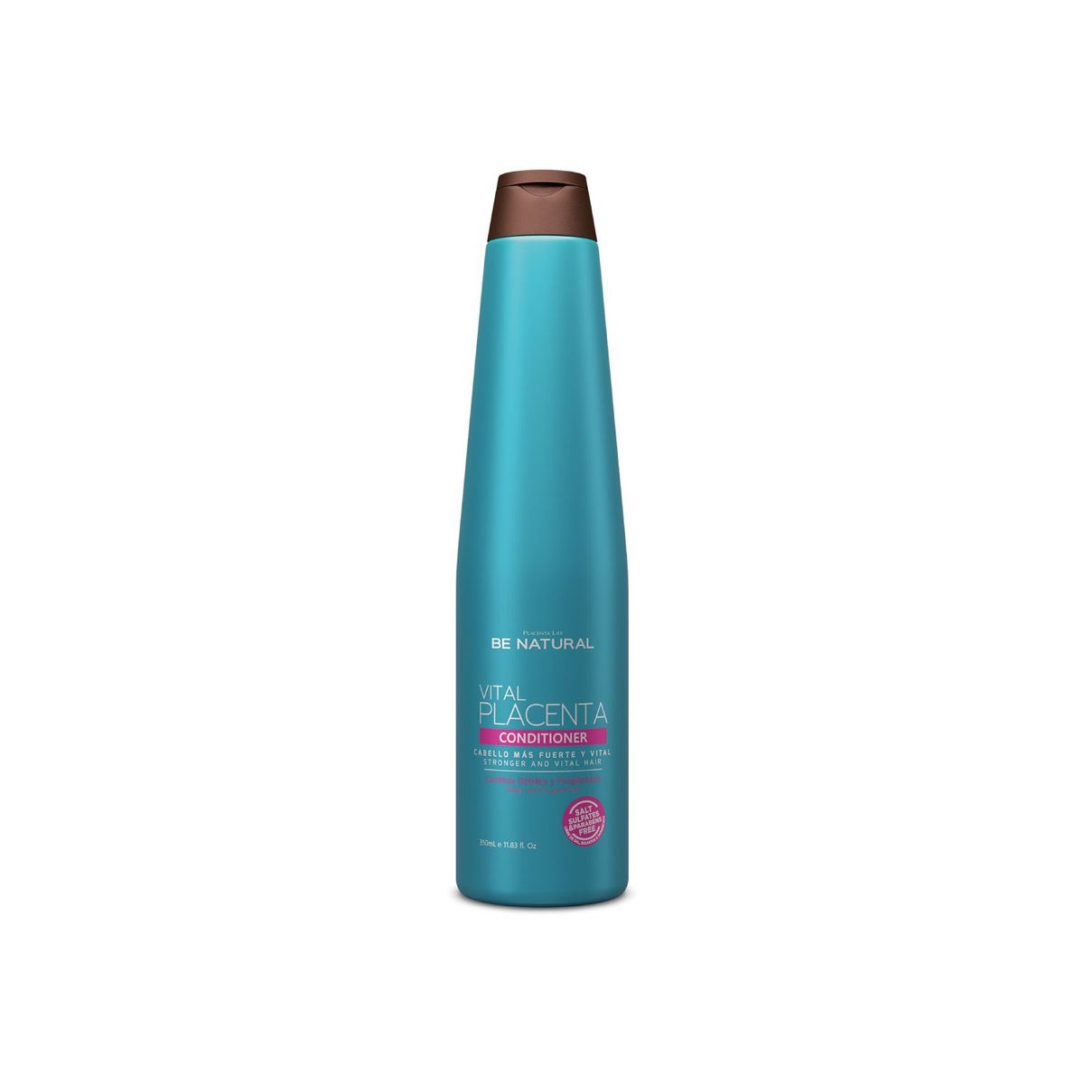 BE NATURAL - Acondicionador Para Cabello Quebradizo Vital Placenta 350ml Be Natural