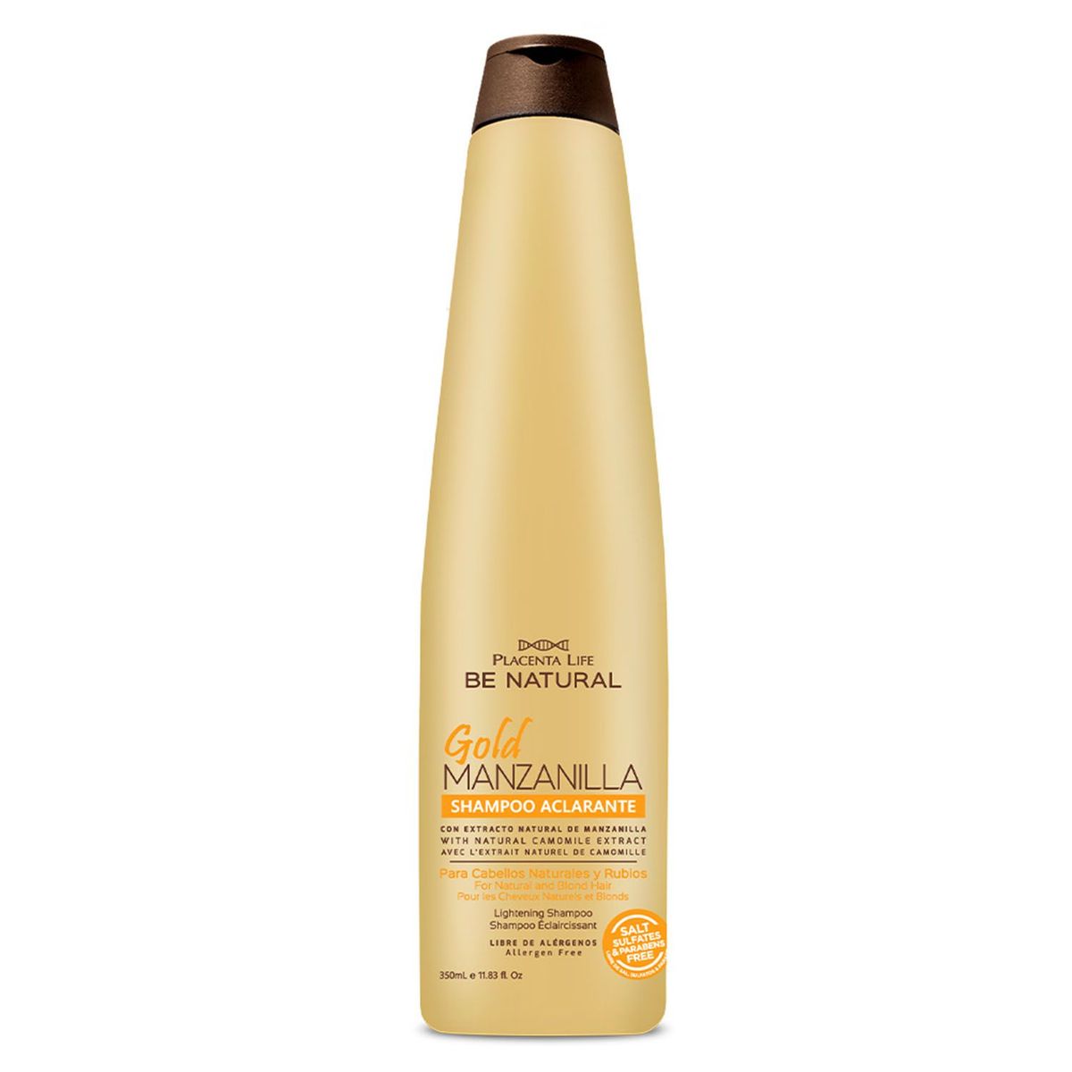 BE NATURAL - BE NATURAL Shampoo Gold Manzanilla 350 Ml
